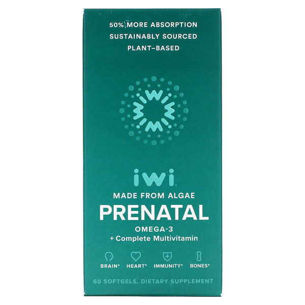 Prenatal Omega-3 + Complete Multivitamin, 60 Softgels