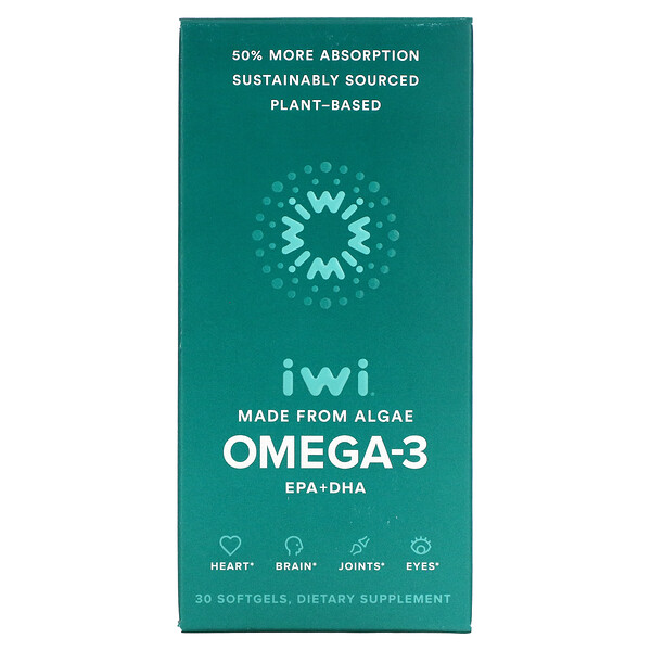 iWi‏, Omega-3 EPA + DHA, 30 Softgels