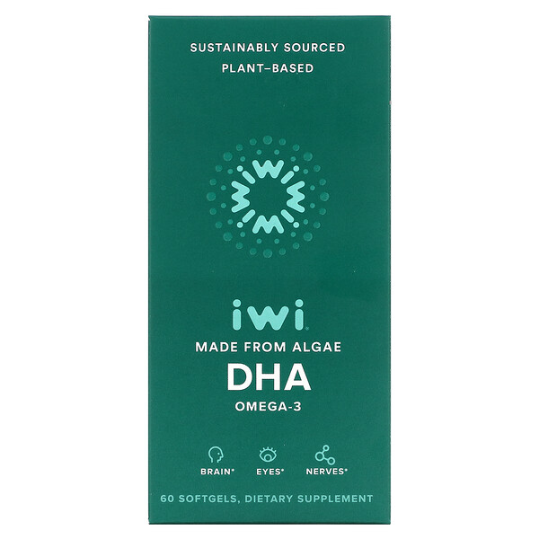 iWi‏, Omega-3 DHA, 60 Softgels