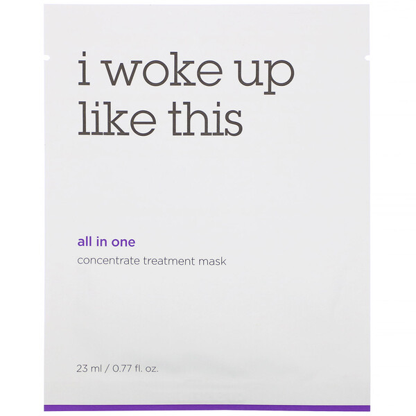 All-in-One, Concentrate Treatment Beauty Mask, 6 Sheets, 0.77 fl oz (23 ml) Each