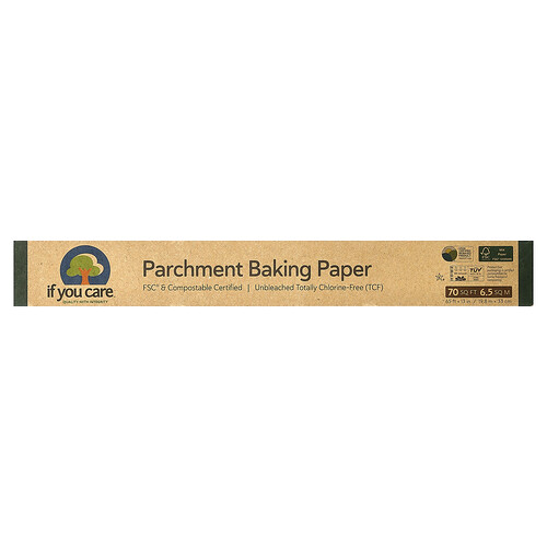 If You Care, Pergament Baking Papier, Pergament-Backpapier, 70 Quadratfuß (65 Fuß x 13 Zoll)