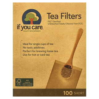 If You Care, Tea Filters, Short, 100 Filters