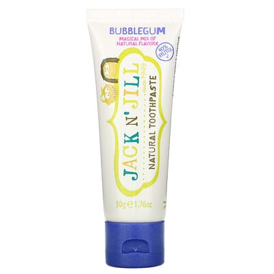 Jack n' Jill Natural Toothpaste, Bubblegum, 1.76 oz (50 g)