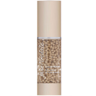 

Jane Iredale Liquid Minerals, A Foundation, Caramel, 1.01 fl oz (30 ml)