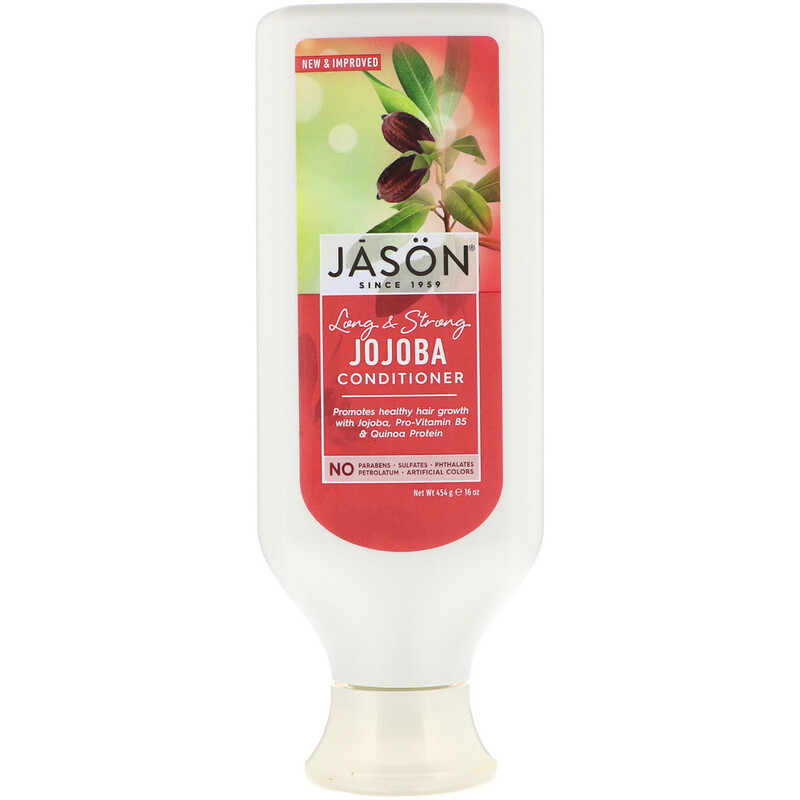 Jason Natural, Long & Strong Jojoba Conditioner, 16 fl oz (454 g) iHerb