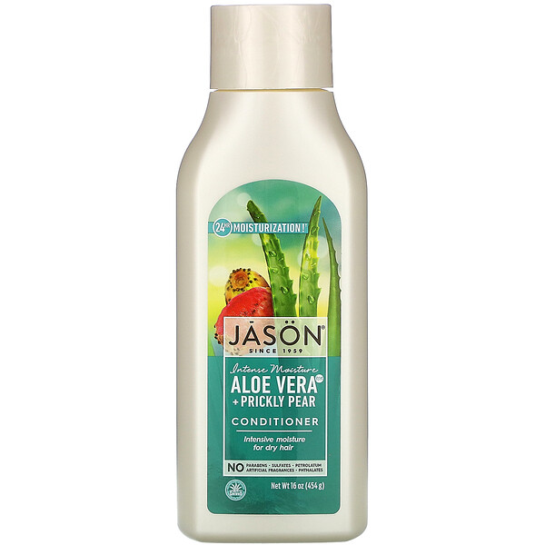 Jason Natural, Intensive Moisture Conditioner, Aloe Vera + Prickly Pear