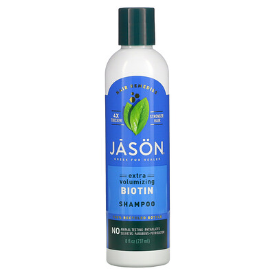 Jason Natural шампунь с биотином для увеличения объема, 237мл (8жидк. унций)