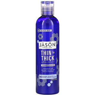 Jason Natural, Thin to Thick, Condicionador para Volume Extra, 8 oz (227 g)
