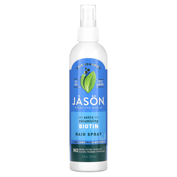 Jason Natural‏, Thin to Thick, תרסיס שיער לתוספת נפח, 237 מ"ל (8 אונקיות נוזל)