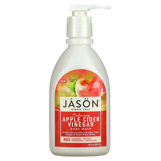 Jason Natural, Балансирующее гель-гель для душа с яблочным уксусом, 887 мл (30 жидк. Унций)