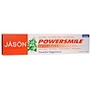 Jason Natural, PowerSmile, Antiplaque & Whitening Toothpaste, Powerful Peppermint, 6 oz (170 g)