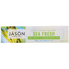 Jason Natural, Sea Fresh, укрепляющий гель для защиты от кариеса, глубоководная мята, 170 г (6 унций)