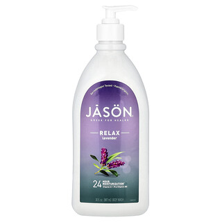 Jason Natural‏, סבון רחצה, לבנדר מרגיע, 887 מ"ל (30 אונקיות נוזל)