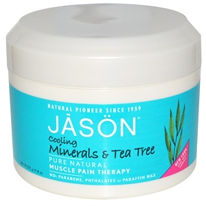 Отзывы о Джэйсон Нэчуралс, Muscle Pain Therapy, Cooling Minerals & Tea Tree, 8 oz (227 g)