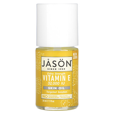 Jason Natural масло усиленного действия для ухода за кожей с витаминомЕ, 32000МЕ, 30мл (1жидк. унция)