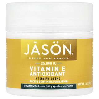 Jason Natural, Vitamin E Antioxidant Intensive Creme, 4 oz (113 g)