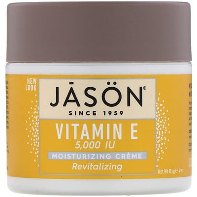 Купить Jason Natural омолаживающий увлажняющий крем с витамином E, 5000 МЕ, 113 г (4 унции)