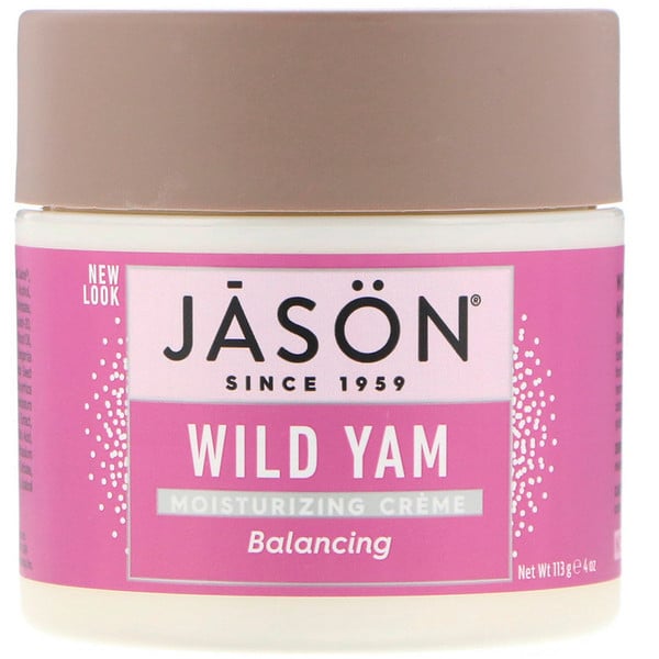 Jason Natural, Moisturizing Cream, Balancing Wild Yam, 4