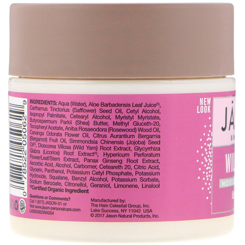 Jason Natural, Moisturizing Cream, Balancing Wild Yam, 4