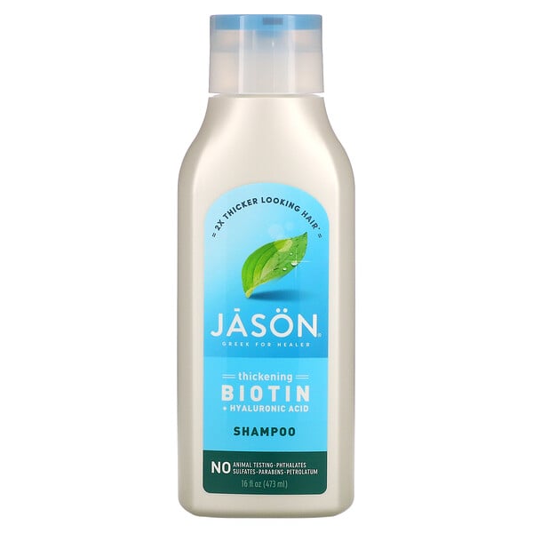Thickening Biotin + Hyaluronic Acid Shampoo, 16 fl oz (473 ml)