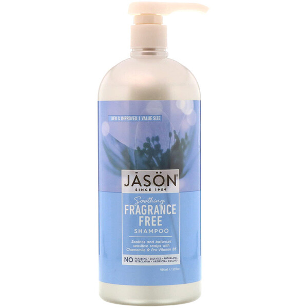 Jason Natural, Shampoo Calmante, Sem Perfume, 946 ml (32 fl oz)