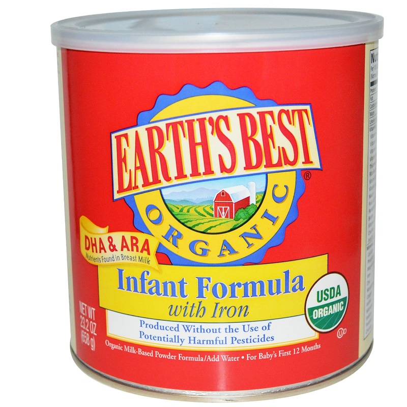 Earth's Best, Organic Infant Formula, with Iron, 23.2 oz (658 g) - iHerb