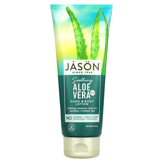 Jason Natural, Pure Natural Hand & Body Lotion, Soothing Aloe Vera, 8 oz (227 g)