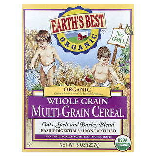 Earth's Best, Cereal Orgánico Multigrano Integral, 8 oz (227 g)