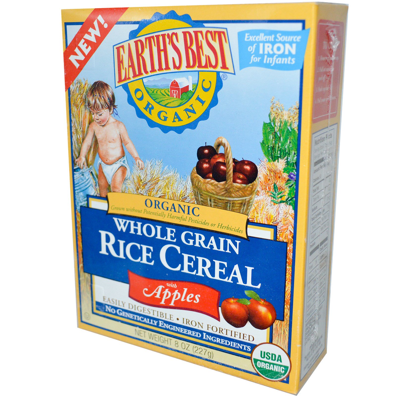iron fortified rice cereal