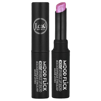 Product Image for J.Cat Beauty, Mood Flick, Holo-Sparkle Lip Balm, MLB101 Switch Off, 0.07 oz (2 g)