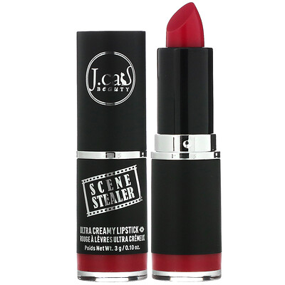 

J.Cat Beauty, Scene Stealer, Ultra Creamy Lipstick, SSL114 Purf Girl, 0.10 oz (3 g)