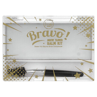 J.Cat Beauty, ¡Bravo! Kit de bálsamo Brow Tamer, BBK101 Blanco, 4 g (0,14 oz)