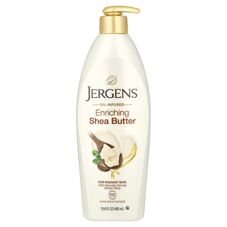 Jergens, 엔리칭 시어버터 모이스처라이저, 496ml(16.8fl oz)