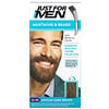 Just for Men, Mustache & Beard, Brush-In Color, M-40 Medium-Dark Brown, 1 Multiple Application Kit