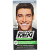 Just for Men, 原版配方男士染髮劑,深棕色 H-50,單次染髮套裝