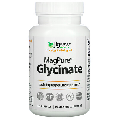 Jigsaw Health MagPure Glycinate, 120 Capsules
