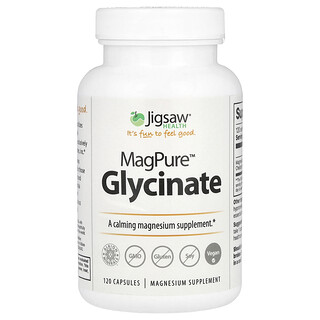 Jigsaw Health, Glicinato MagPure™, 120 cápsulas (50 mg por cápsula)