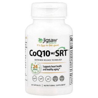 جيكسو هيلث‏, الإنزيم المساعد Q10 مع SRT ، 60 كبسولة (100 ملجم لكل كبسولة)