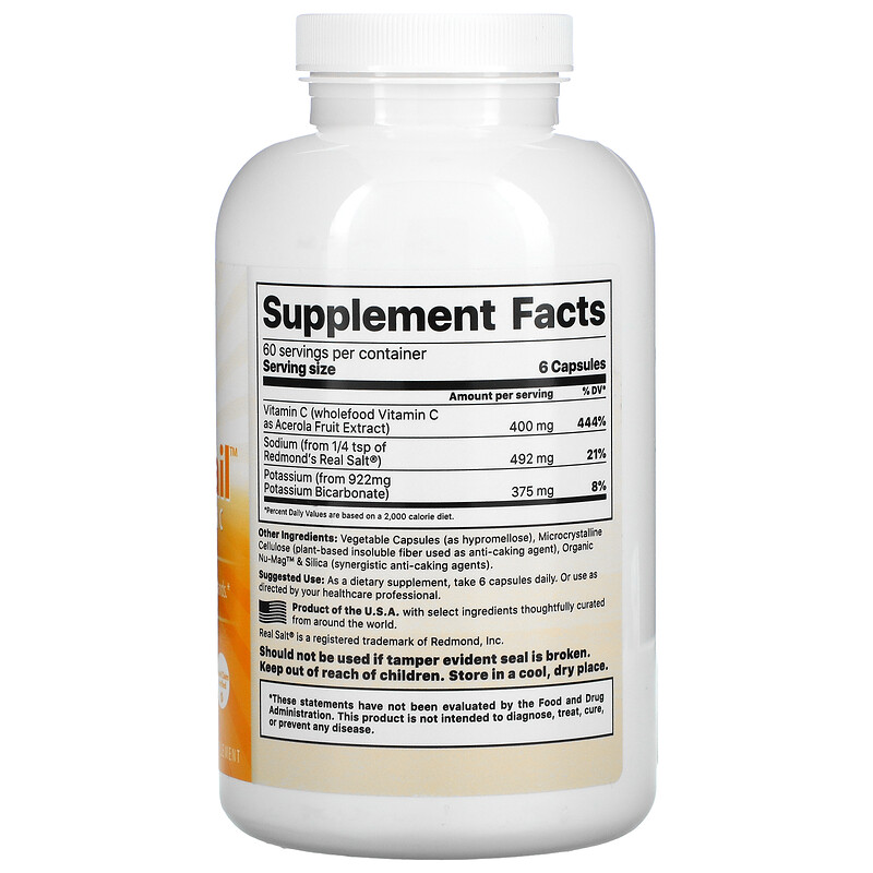 Jigsaw Health, Adrenal Cocktail + Wholefood Vitamin C, 360 Capsules iHerb