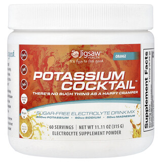 Jigsaw Health, Pickleball Cocktail®, Sugar-Free Electrolyte Drink Mix, Orange, 315 g (11.11 oz)