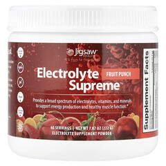 Electrolyte Supreme™, фруктовий пунш, 222 г