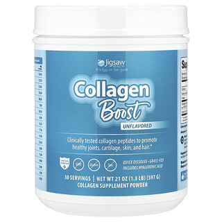Jigsaw Health, Collagen Boost®, без ароматизаторів, 597 г (21 унція)