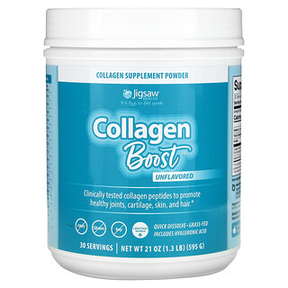 Jigsaw Health, Collageen Boost, ongeparfumeerd, 21 oz (595 g)