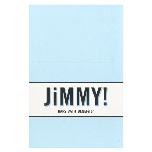 Jimmy! Bars With Benefits™, Protein Bar, Sea Salt Caramel Cookies 'N Cream, 12 Bars, 2.05 oz (58 g) Each