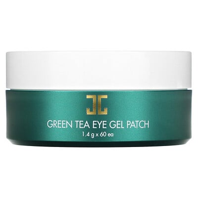 Jayjun Cosmetic Гель-патч для кожи вокруг глаз с зеленым чаем, успокаивающий, 30 пар, по 1,4 г (0,04 унции)