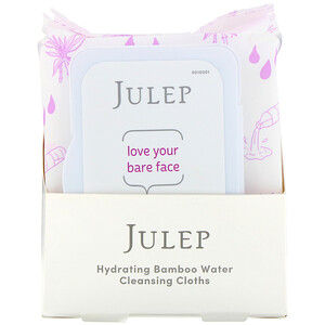 Julep, Love Your Bare Face, Hydrating Bamboo Water Cleansing Cloths, 30 Towelettes отзывы