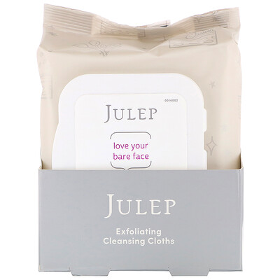 Julep Love Your Bare Face, отшелушивающие очищающие салфетки, 30 шт.