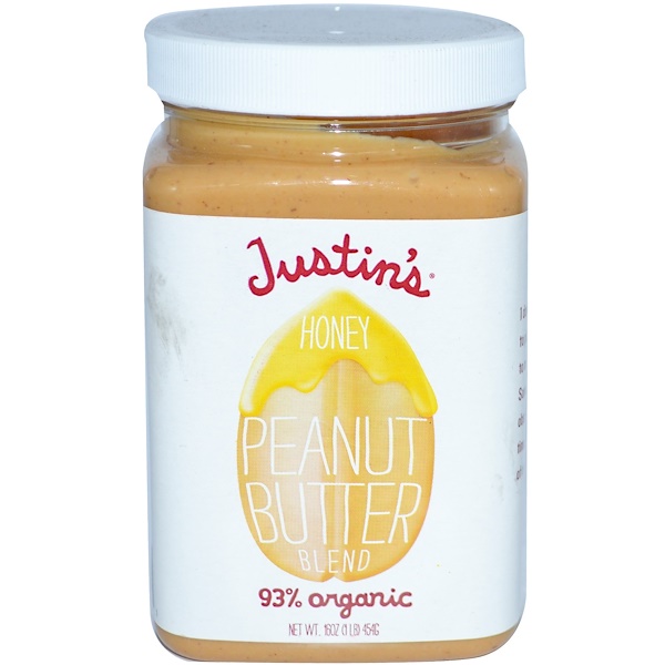 Justin's Nut Butter, Honey Peanut Butter Blend, 16 oz (454 g) iHerb