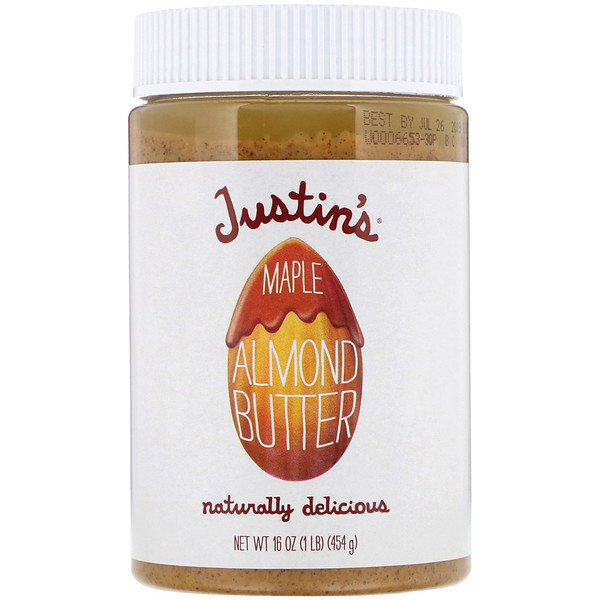 Justin's Nut Butter, Maple Almond Butter, 16 oz (454 g) iHerb