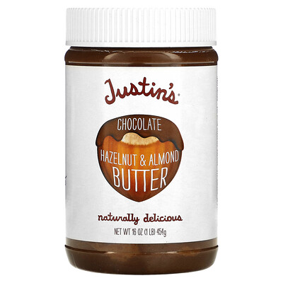 

Justin's Nut Butter Фундуковое масло с шоколадом 16 унций (454 г)